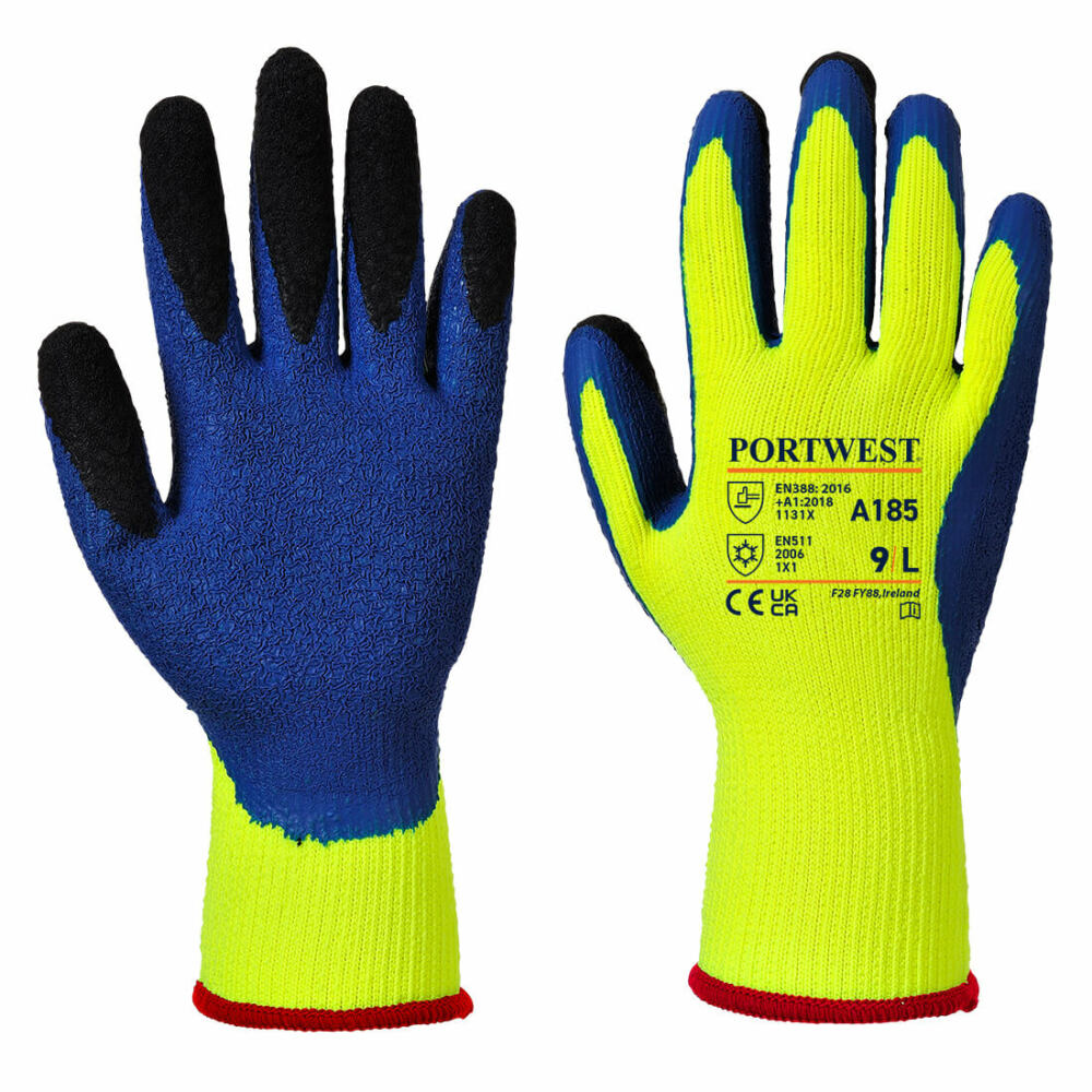 Portwest - Duo-Therm Glove - Yellow/Blue