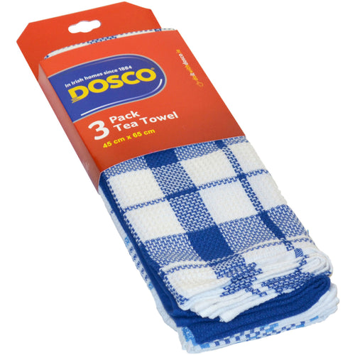 Dosco - Pack Of 3 Tea Towels
