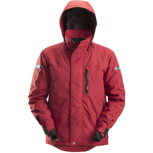 Snickers - AllroundWork, Waterproof 37.5® Insulated Jacket - Chili red\\Black