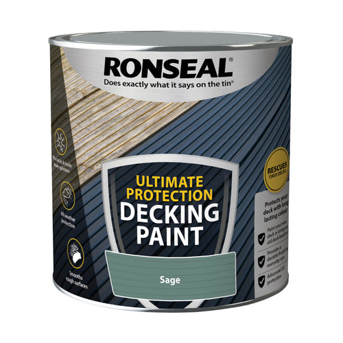 Ronseal Ultimate Protection Decking Paint Sage 2.5L