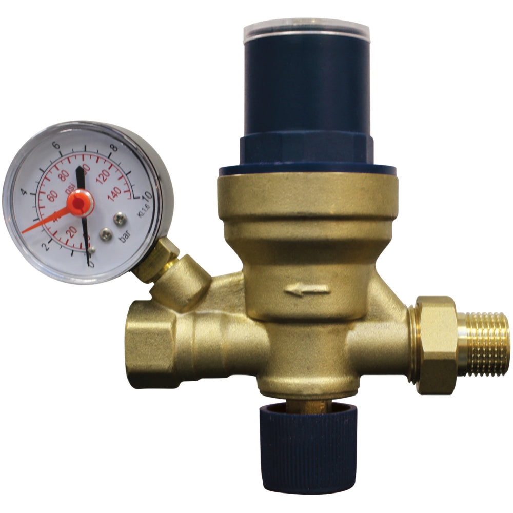 South Coast Plumbing - 1/2\ Auto Filling Valve With Gauge