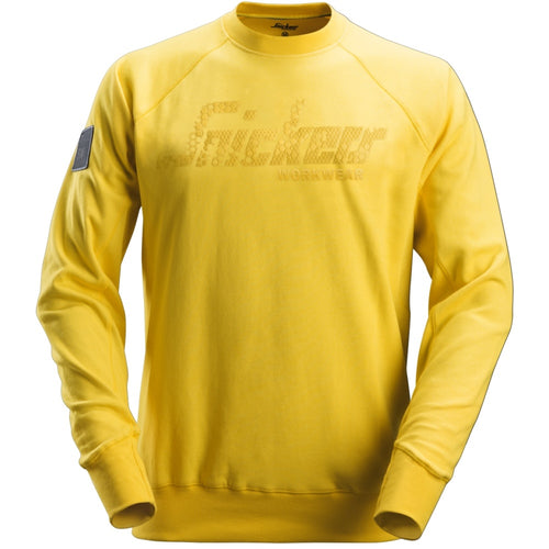 Snickers - Logo Sweatshirt - Yellow