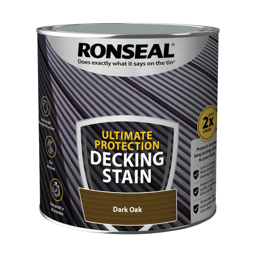 Ronseal Ultimate Protection Decking Stain Dark Oak 2.5L