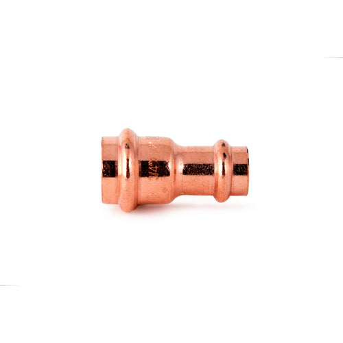 Instantor Copper Press Red Coupler 3/4\ x 1/2\