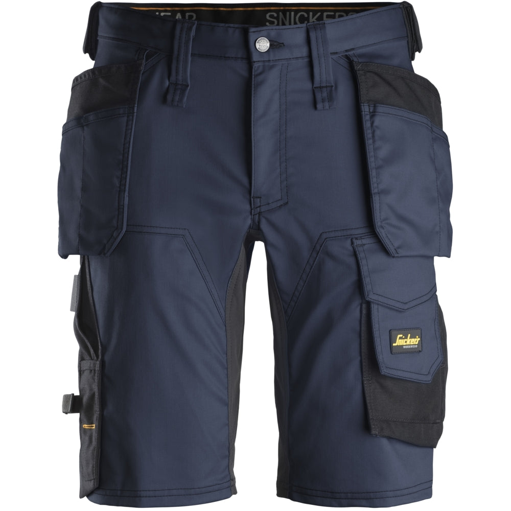 Snickers - AllroundWork, Stretch Shorts Holster Pockets - Navy\\Black