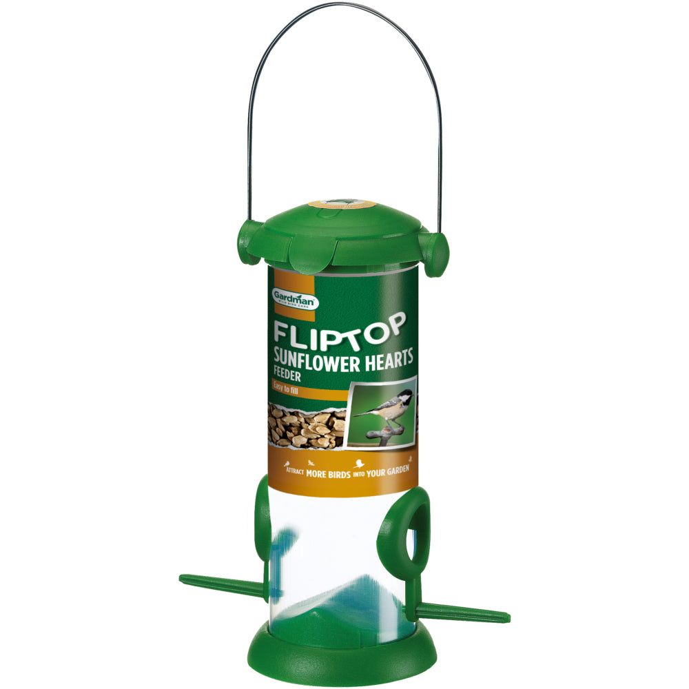 Gardman Flip Top Sunflower Hearts Feeder