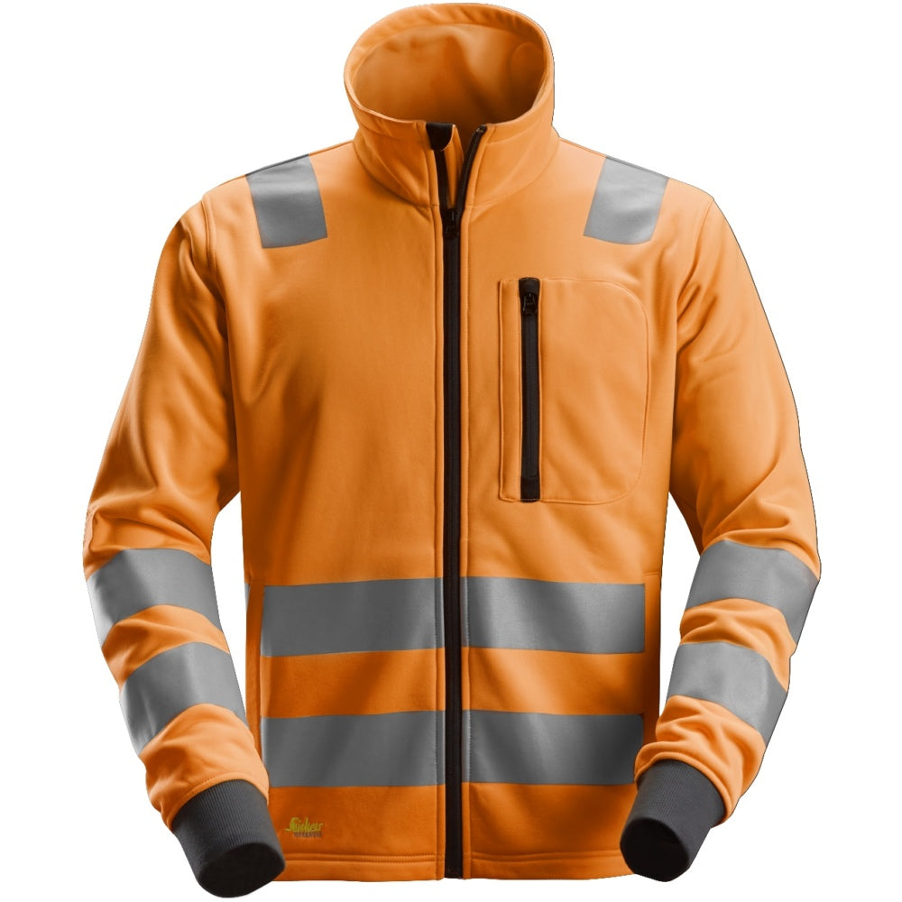 Snickers - High-Vis Class 2/3, Full Zip Jacket - High vis orange