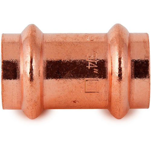 Instantor Copper Press Straight Coupler 1/2\