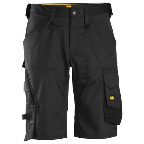 Snickers - AllroundWork, Stretch Loose Fit Work Shorts - Black\\Black