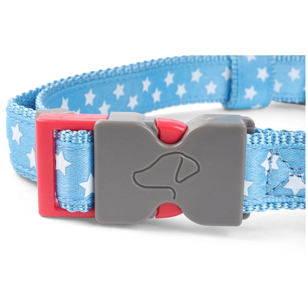 Zoon - Starry Blue M WalkAbout Dog Collar (31cm-47cm)