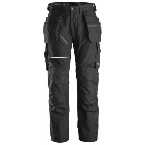 Snickers - RuffWork, Canvas+ Work Trousers+ Holster Pockets - Black\\Black