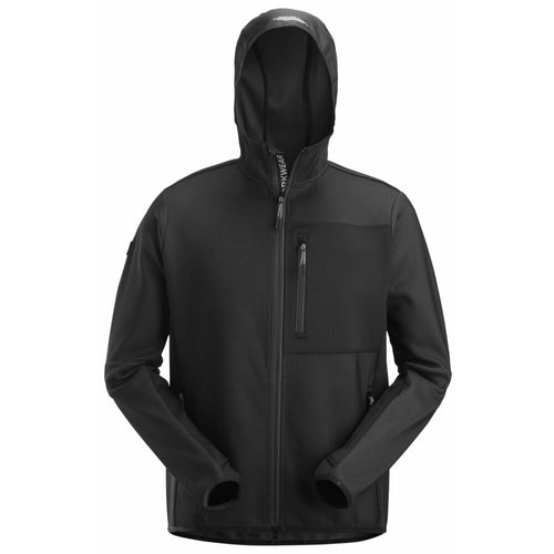 Snickers - FlexiWork, Full Zip Midlayer Hoodie - Black\\Black