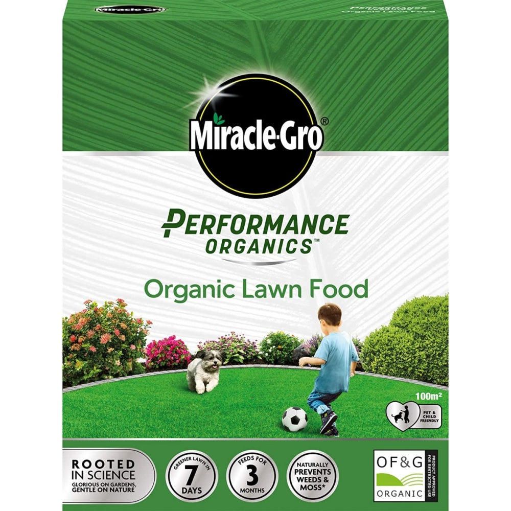 Miracle-Gro Performance Organics Lawn food 100m2