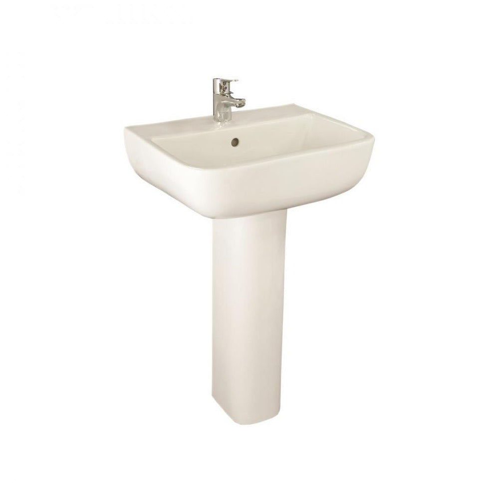 Sonas - Washbasin & Full Pedestal - 52cm