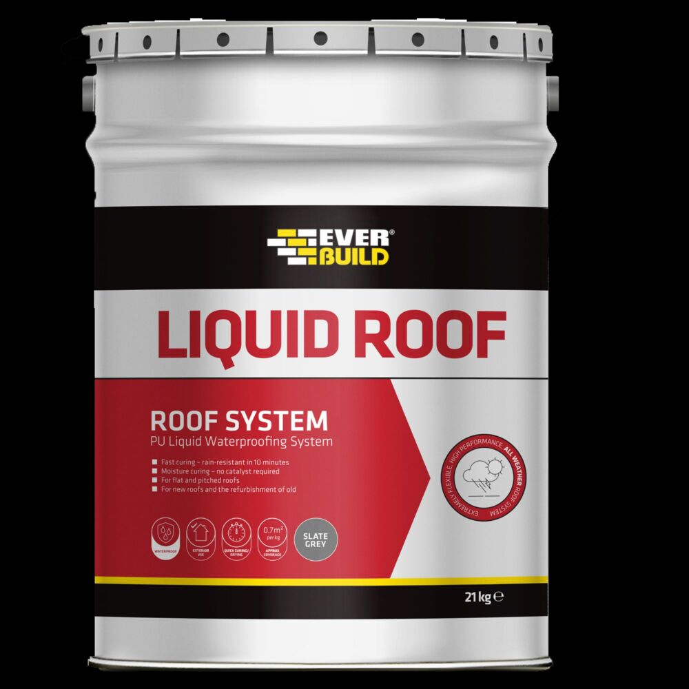 Everbuild Liquid Roof Slate Grey - 21kg