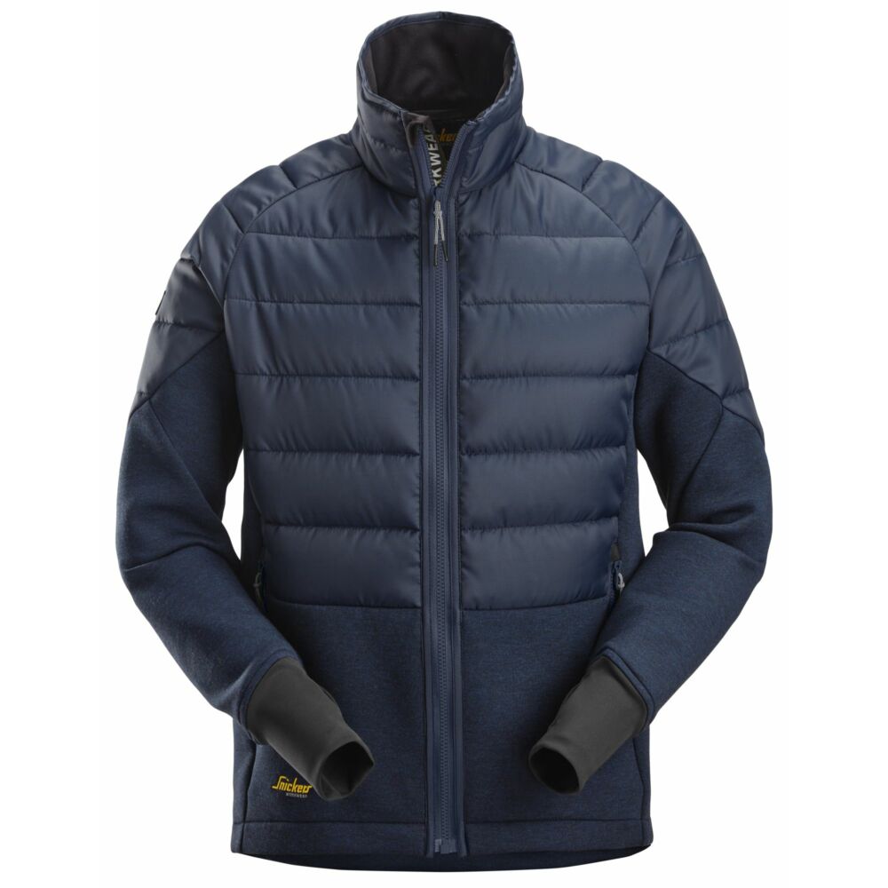 Snickers - FlexiWork, Hybrid Jacket - Navy\\Dark Navy Melange