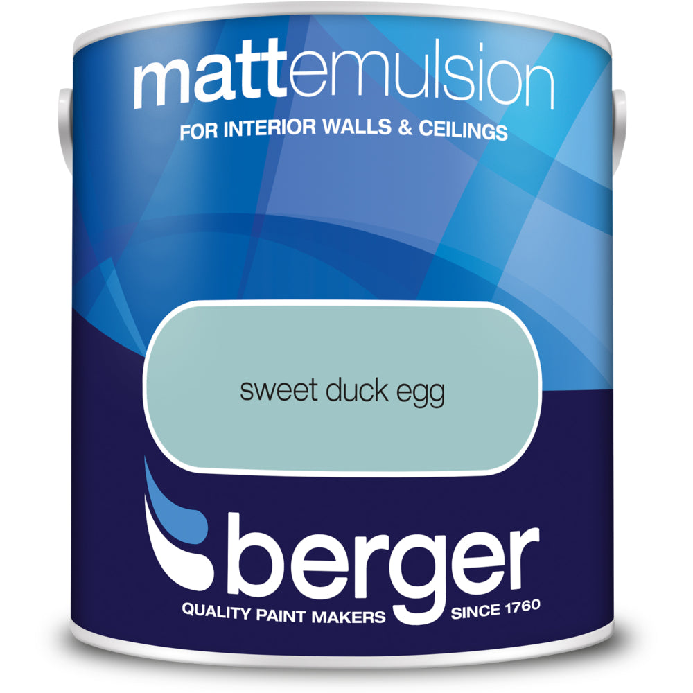 Berger Matt Emulsion Sweet Duck Egg 2.5L