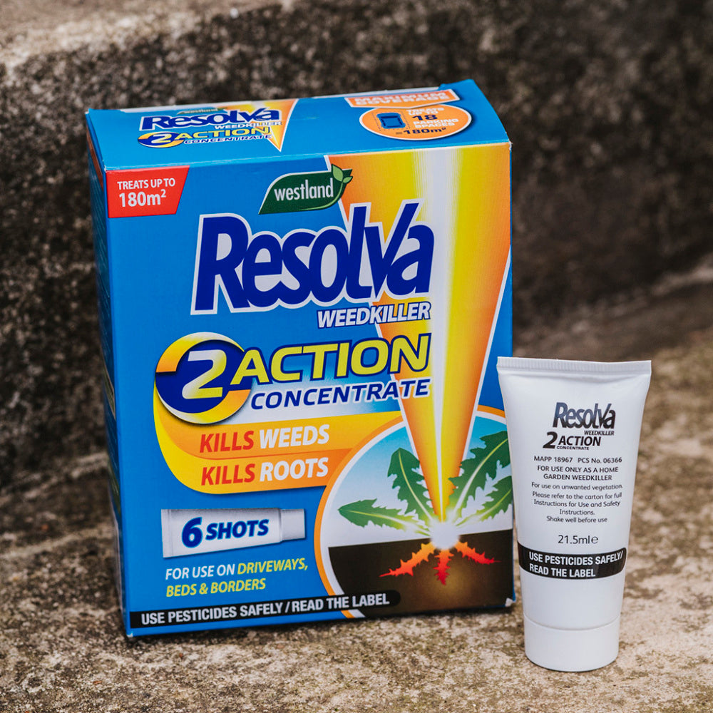 Resolva 2 Action Weedkiller Liquid Shots