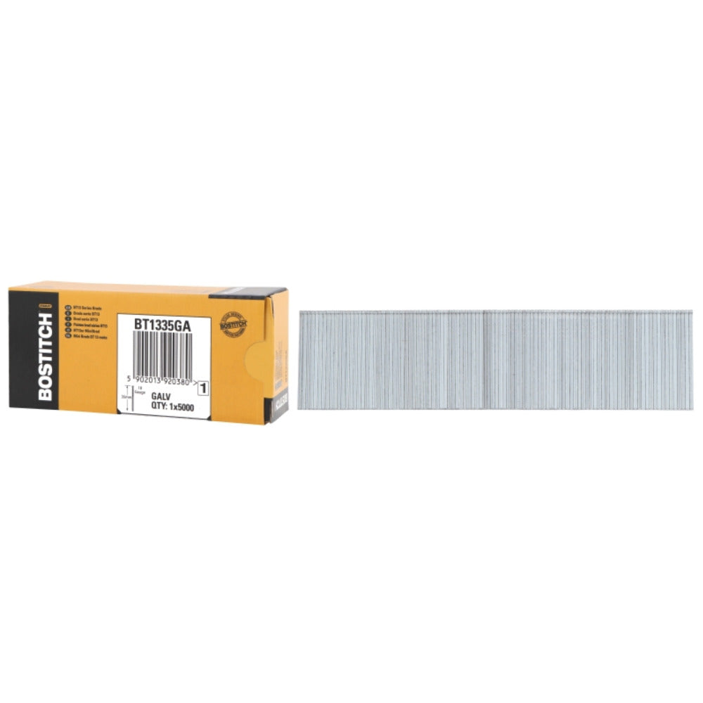 Bostitch 18Gauge Brad 5000PC Galvanised BT1345GA - 45mm