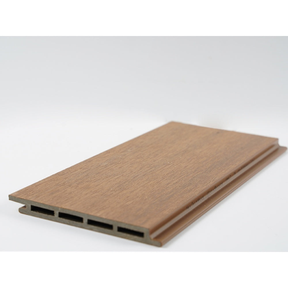 Ultrashield Traditional Cladding Teak Composite Decking 13mm