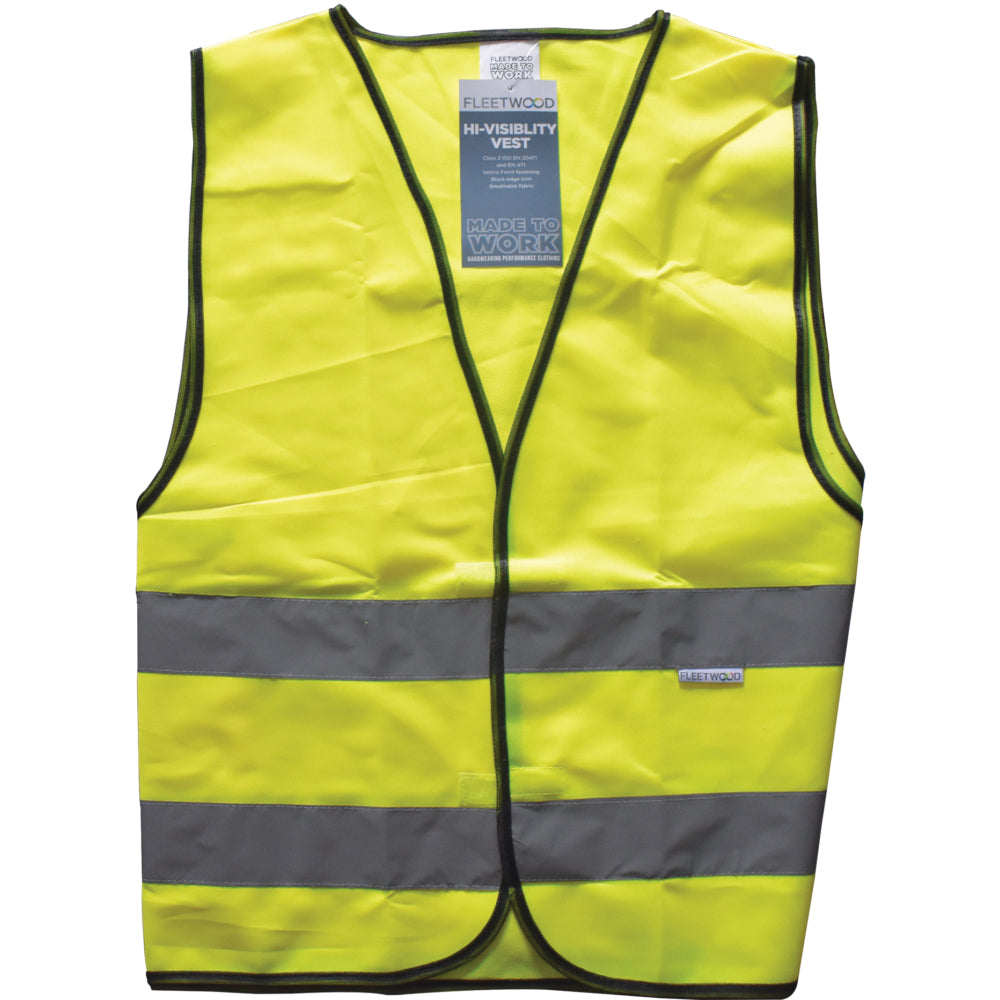 Fleetwood Hi Visibility Vest Extra Large