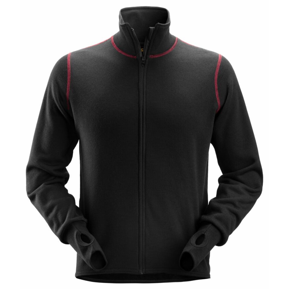 Snickers - ProtecWork, Wool Terry Jacket - Black