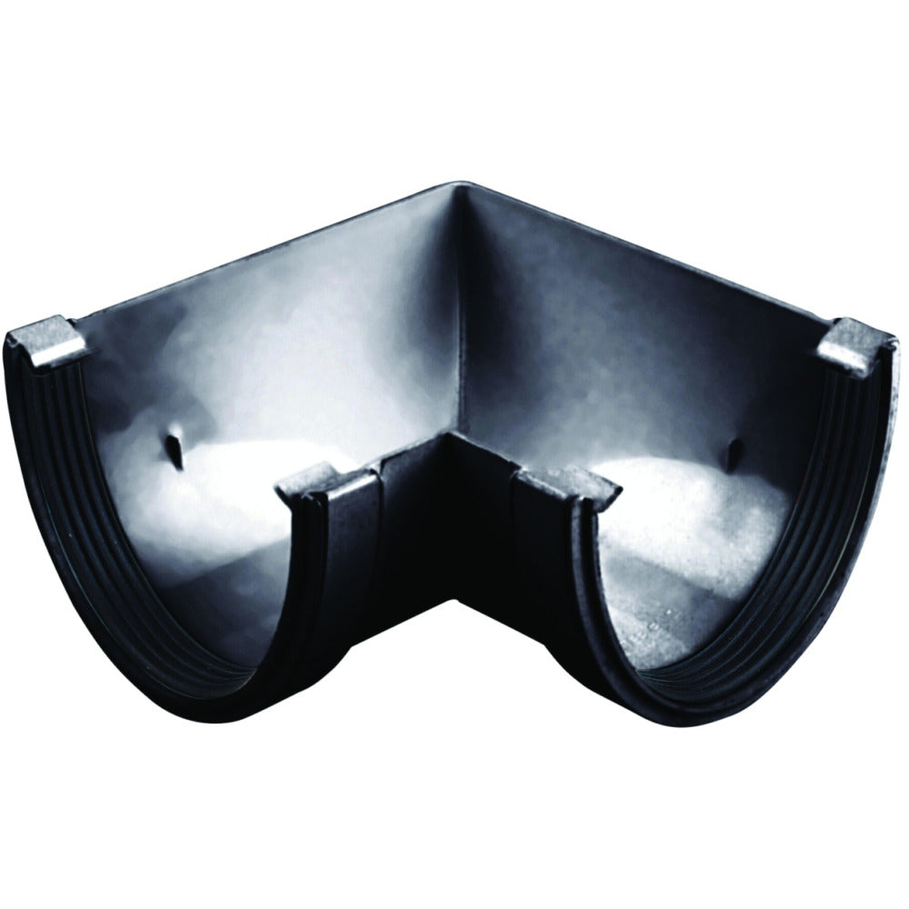 Rainwater DeepLine OsRDL PVC-U Gutter Angle 90° Black 113mm