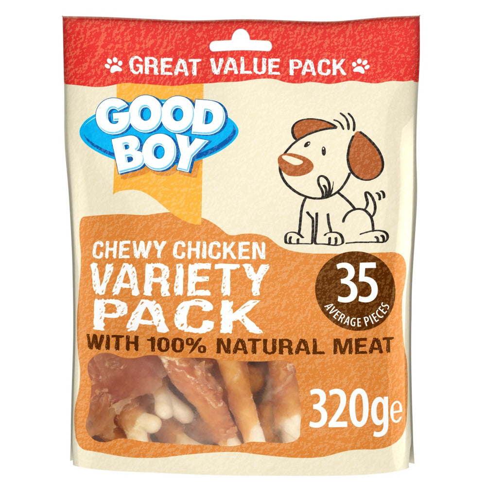 Good Boy - Chewy Chicken Variety Pack 320g