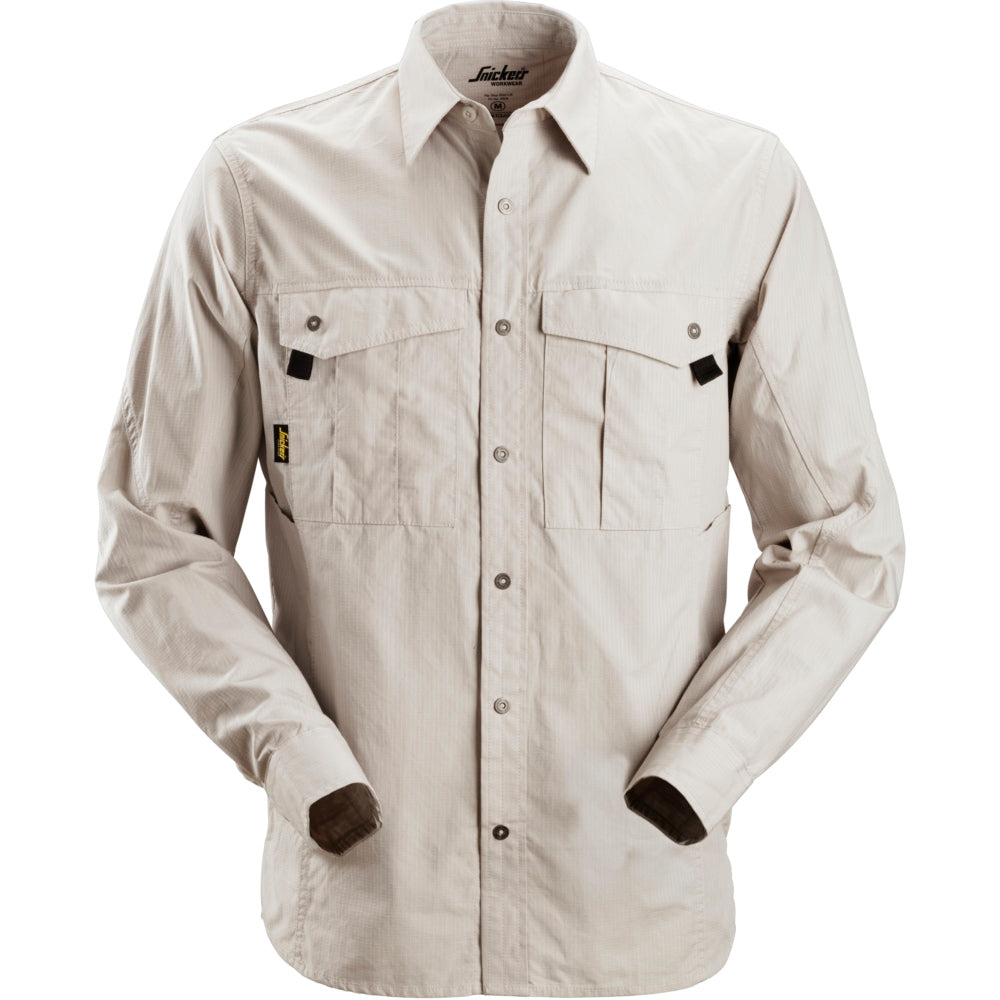 Snickers - Rip Stop Shirt - Aluminium grey