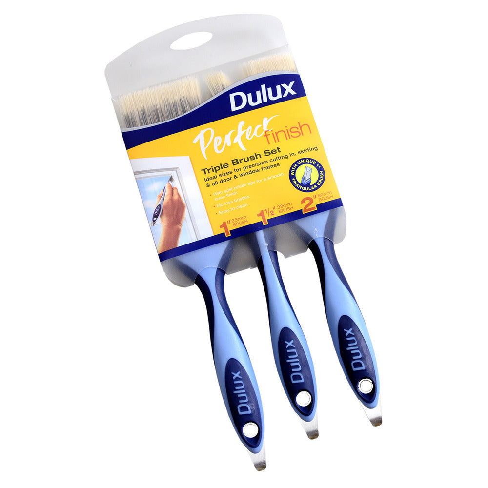 Dulux Perfect Finish Triple Brush Set