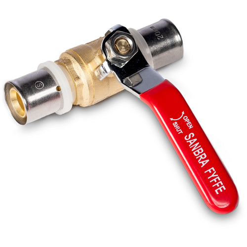 Instantor Press Lever Ball Valve 16mm