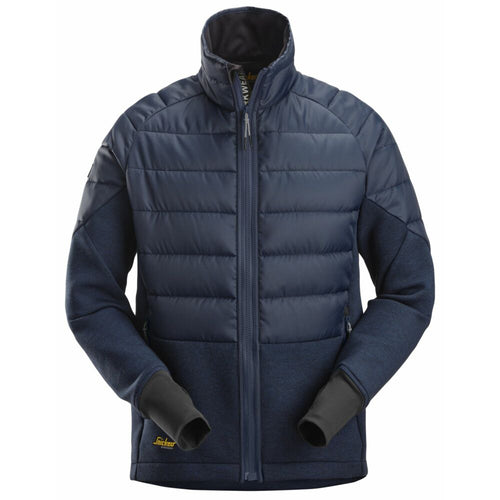 Snickers - FlexiWork, Hybrid Jacket - Navy\\Dark Navy Melange