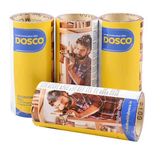 Dosco - 1m Aluminium Oxide Sandpaper Rolls 80 git