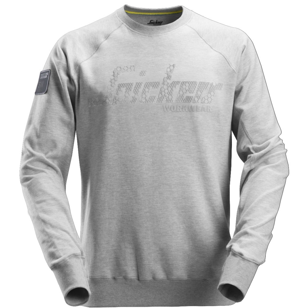 Snickers - Logo Sweatshirt - Grey Melange