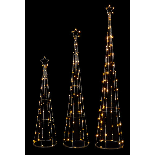 LED Pin Wire Pyramids - Set of 3