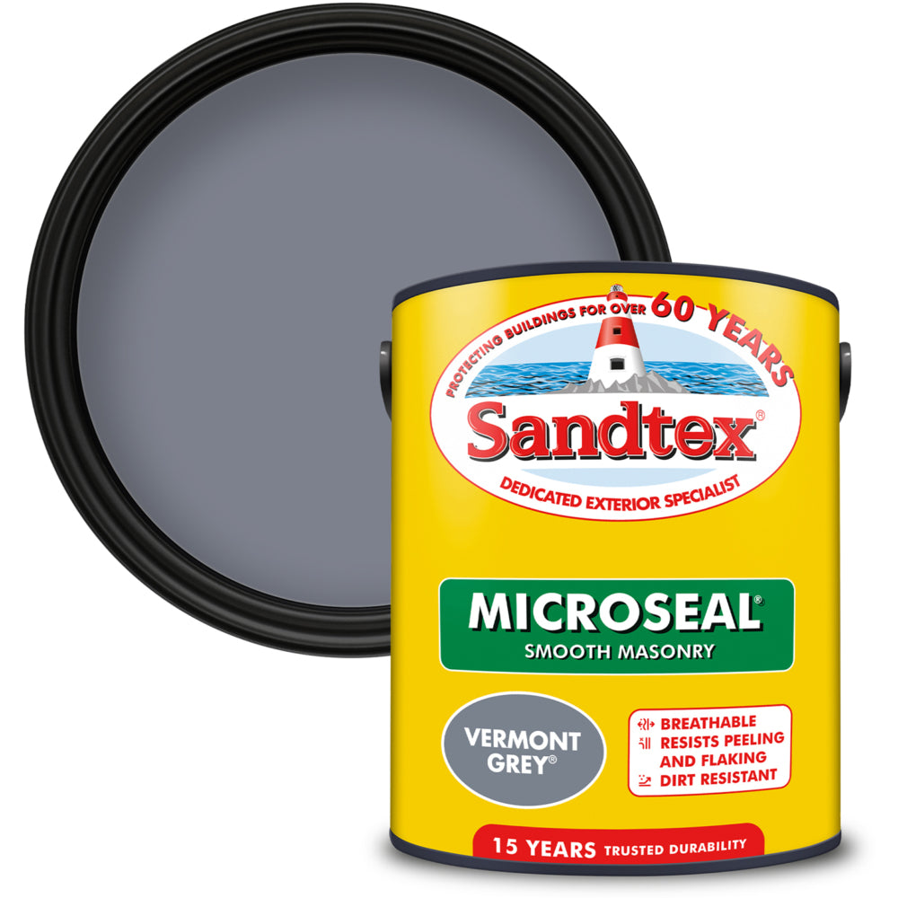 Sandtex Microseal Smooth Masonry Vermont Grey 150ml