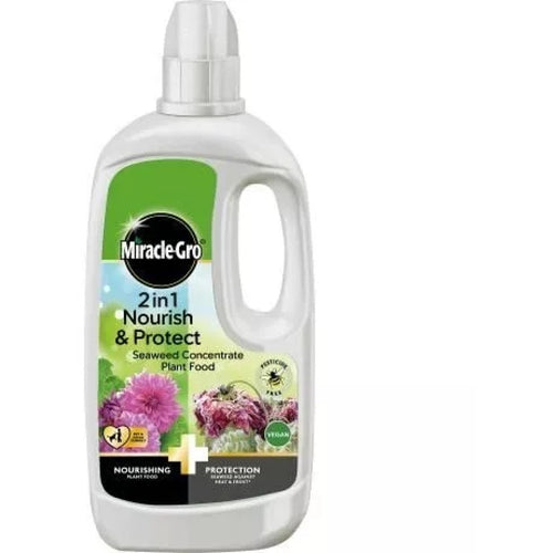 Miracle-Gro Nourish & Protect Seaweed plant food concentrate 800ml