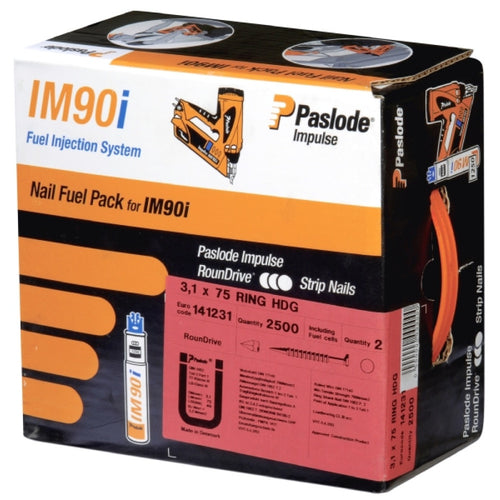 Paslode IM360 SM Galvanised Plus Nails 2200+2PC - 90x3.1mm