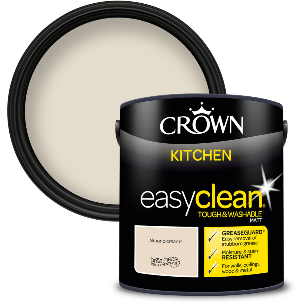 Crown Easyclean Kitchen Almond Cream 2.5L