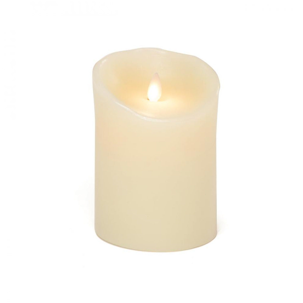 Premier Decorations - Dancing Flame LED Battery Candle Cream - 13cm