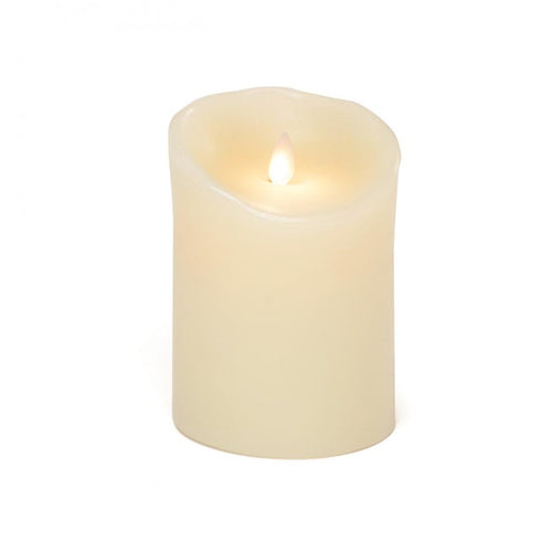 Premier Decorations - Dancing Flame LED Battery Candle Cream - 13cm