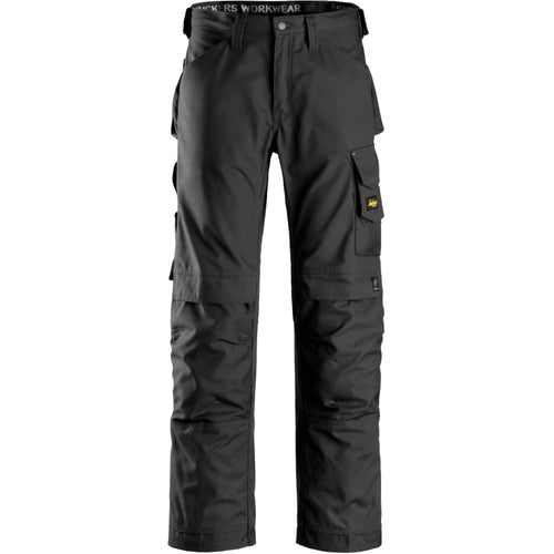 Snickers - Craftsmen Trousers, Canvas+ - Black\\Black