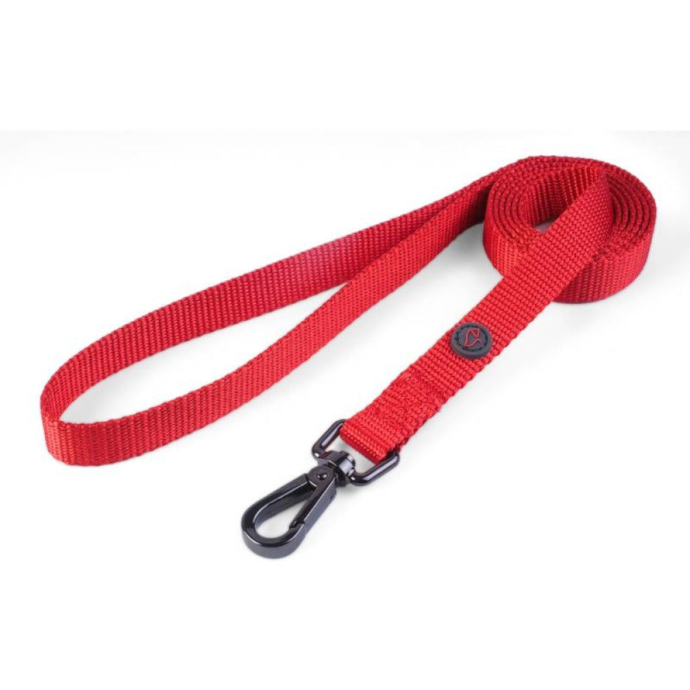 Zoon - Red Standard WalkAbout Dog Lead (120 x 2cm)