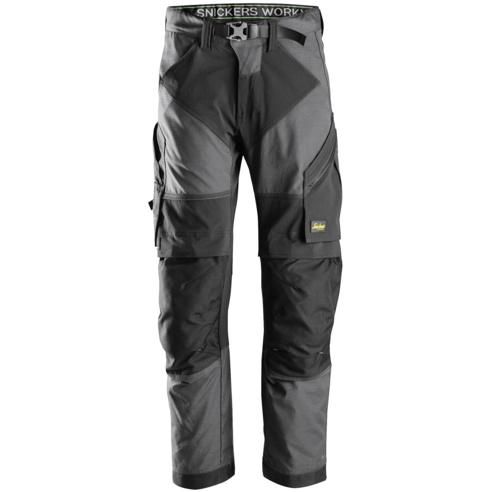 Snickers - FlexiWork, Work Trousers+ - Steel grey\\Black