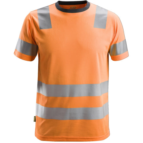 Snickers - AllroundWork, High-Vis T-Shirt Class 2 - High vis orange
