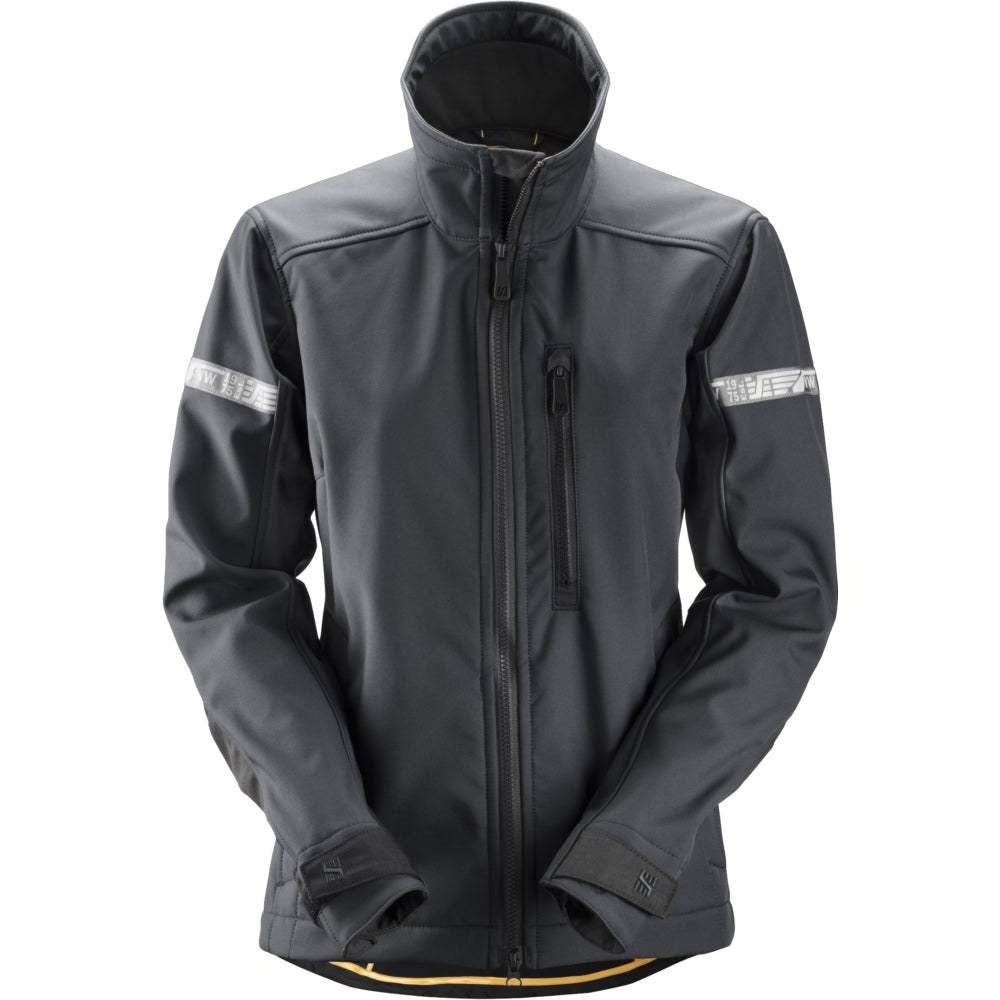 Snickers - AllroundWork, Women's Soft Shell Jacket - Steel grey\\Black