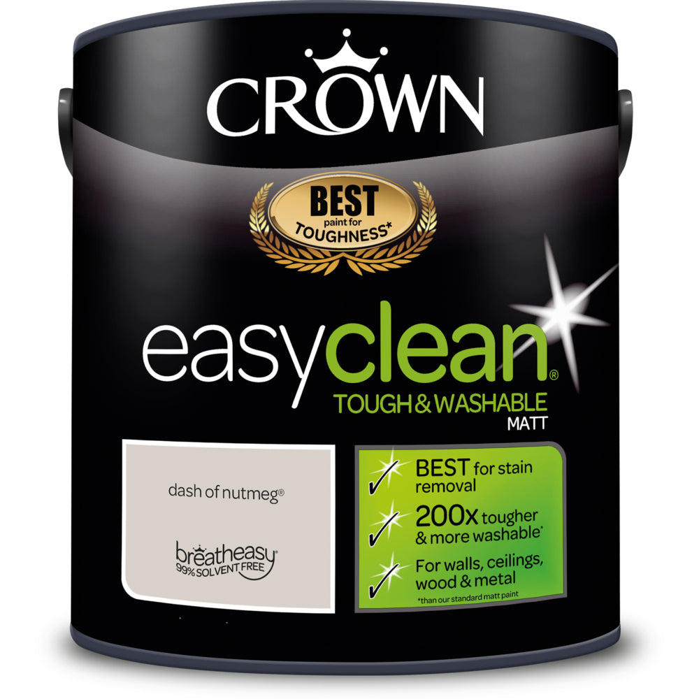 Crown Easyclean Matt 200 Dash Nutmeg 2.5L