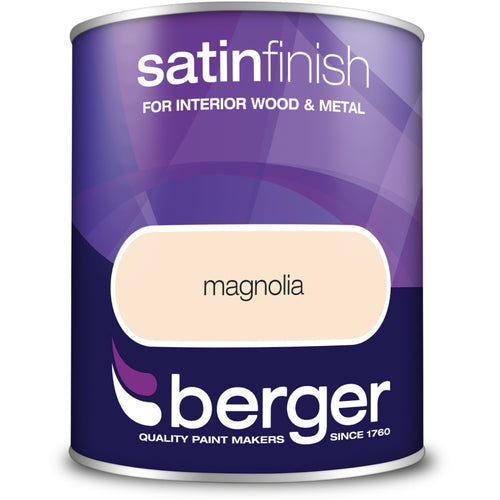 Berger Satin Sheen Magnolia 750ml