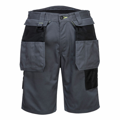 Portwest - PW3 Holster Work Shorts - Zoom Grey/Black