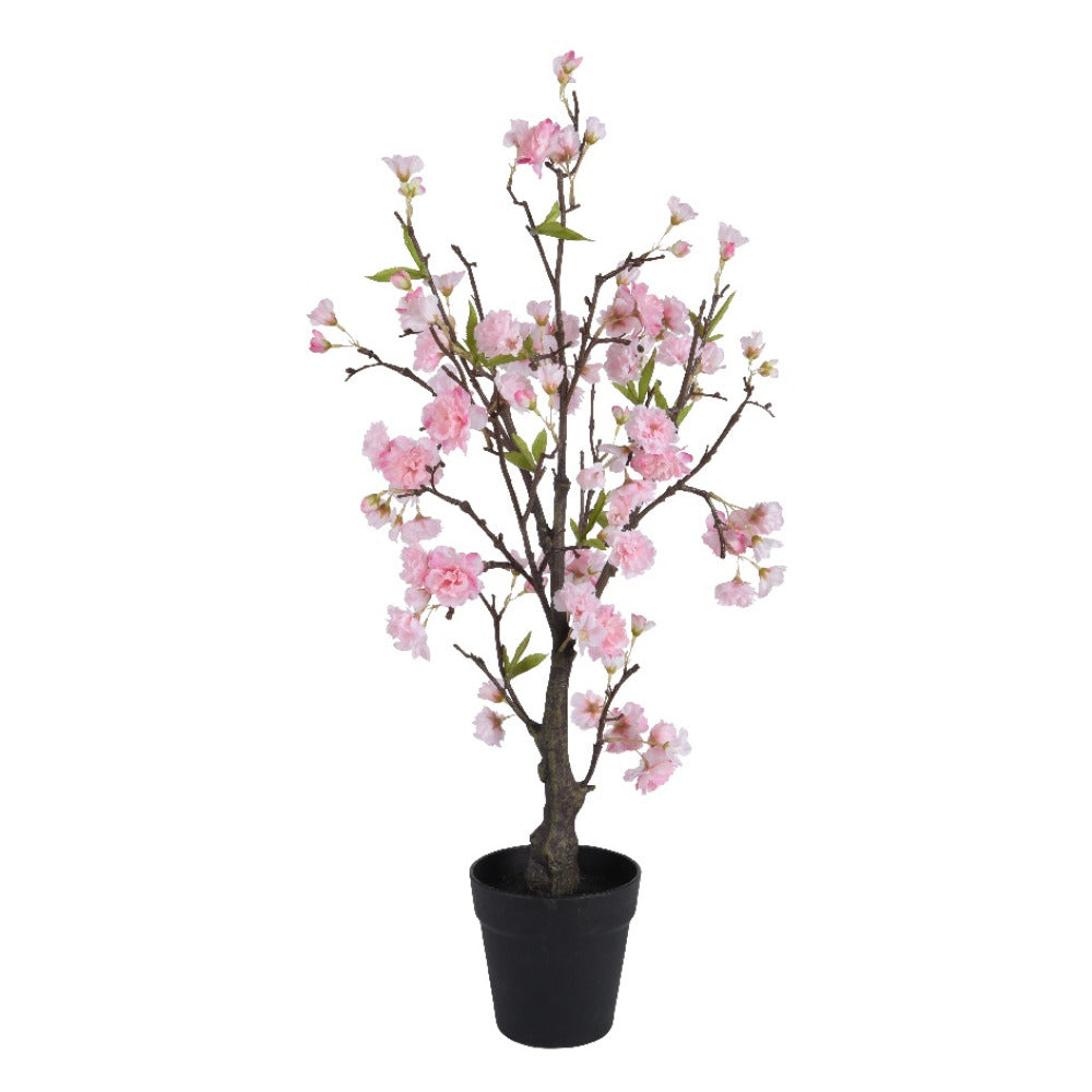 Everlands 125cm Artificial Cherry Blossom Tree - Pink